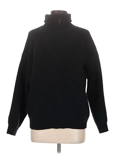 Pre-owned Olivaceous Turtleneck Sweater In Black