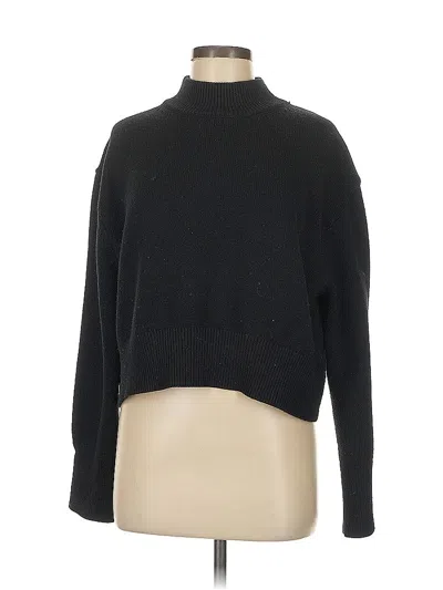 Pre-owned Olivaceous Turtleneck Sweater In Black