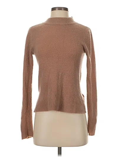 Pre-owned Olivaceous Turtleneck Sweater In Brown