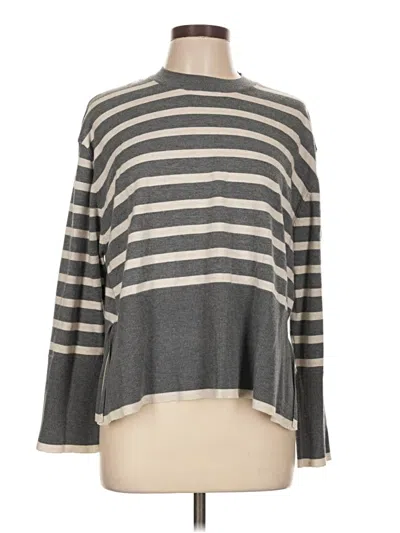 Pre-owned Olivaceous Turtleneck Sweater In Gray