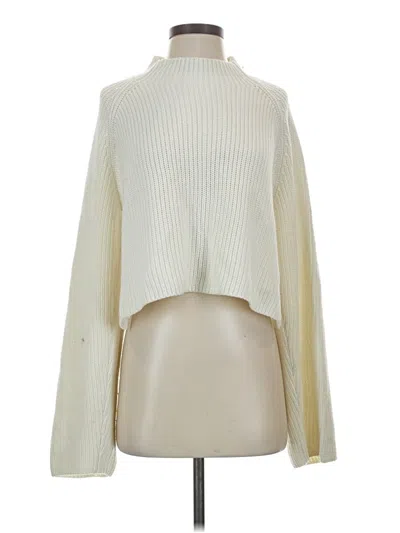 Pre-owned Olivaceous Turtleneck Sweater In Ivory