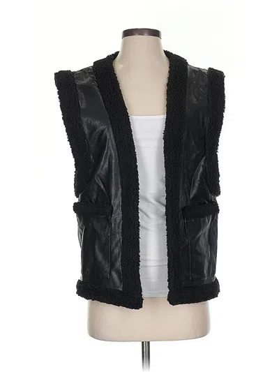 Pre-owned Olivaceous Vest In Black