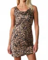 Olivaceous Wild Thing Mini Dress In Leopard In Multi