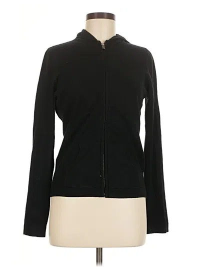 Pre-owned Olivaceous Zip Up Hoodie In Black