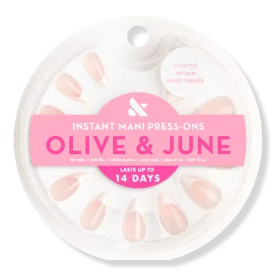 Olive & June Instant Mani Press-on Nails Sharp French
