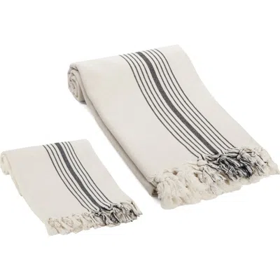 Olive And Linen Olive & Linen Allez Turkish Towel Set