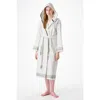 Olive And Linen Olive & Linen Bliss Turkish Towel Set With Robe In White