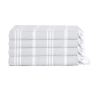 Olive And Linen Olive & Linen Bodrum Turkish Hand / Kitchen Towel Bundle In Gray