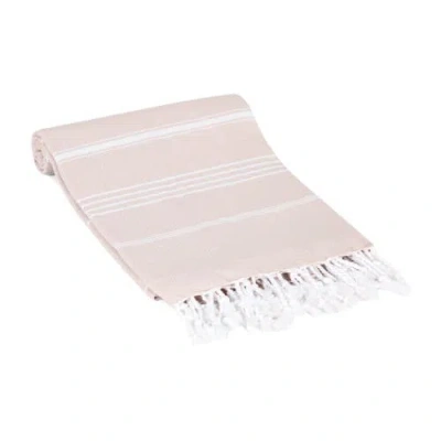 Olive And Linen Olive & Linen Bodrum Turkish Towel In Sand