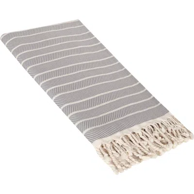 Olive And Linen Olive & Linen Cloud Soft Turkish Towel In Gray