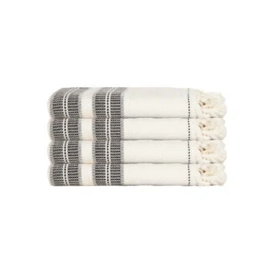 Olive And Linen Olive & Linen Costa Ivory Turkish Hand / Kitchen Towel Bundle