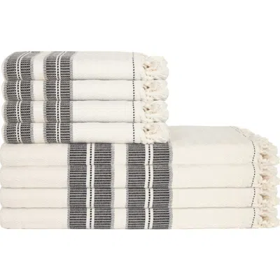 Olive And Linen Olive & Linen Costa Ivory Turkish Towel Bundle