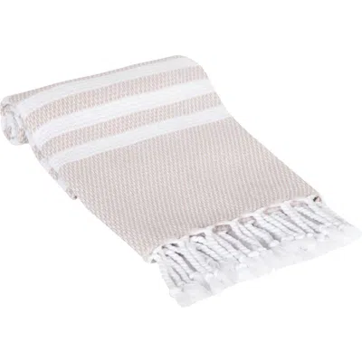 Olive And Linen Olive & Linen Eversoft Turkish Hand / Kitchen Towel In Sand