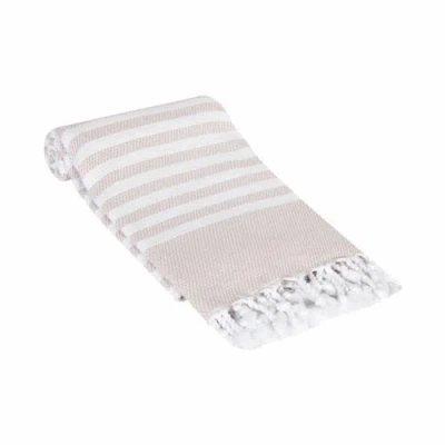 Olive And Linen Olive & Linen Eversoft Turkish Towel In Sand
