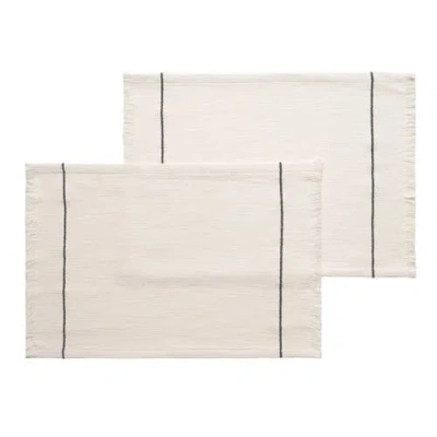 Olive And Linen Olive & Linen Heritage Place Mat Set Of 2