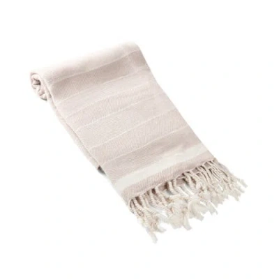 Olive And Linen Olive & Linen Lena Turkish Towel In Neutral