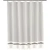 Olive And Linen Olive & Linen Pixel Shower Curtain