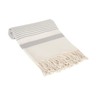Olive And Linen Olive & Linen Pixel Turkish Hand / Kitchen Towel Bundle In Neutral