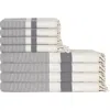 Olive And Linen Olive & Linen Pixel Turkish Towel Bundle