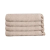 Olive And Linen Olive & Linen Ribbed Loom Terry Hand Towel Bundle