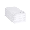 Olive And Linen Olive & Linen Ribbed Loom Terry Hand Towel Bundle In White