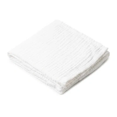 Olive And Linen Olive & Linen Soho Supersoft Hand / Kitchen Towel In White