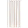 Olive And Linen Olive & Linen Waffle Shower Curtain In White