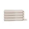 Olive And Linen Olive & Linen Whisper Weight Turkish Hand / Kitchen Towel Bundle In Sand