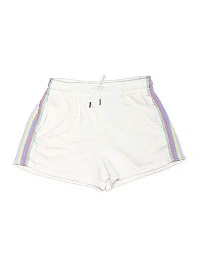 Pre-owned Olive & Oak Athletic Shorts In White