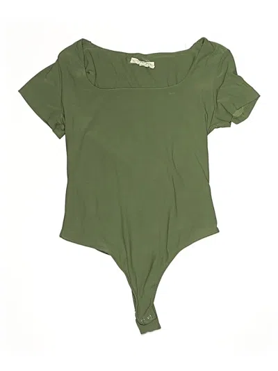 Pre-owned Olive & Oak Bodysuit In Green
