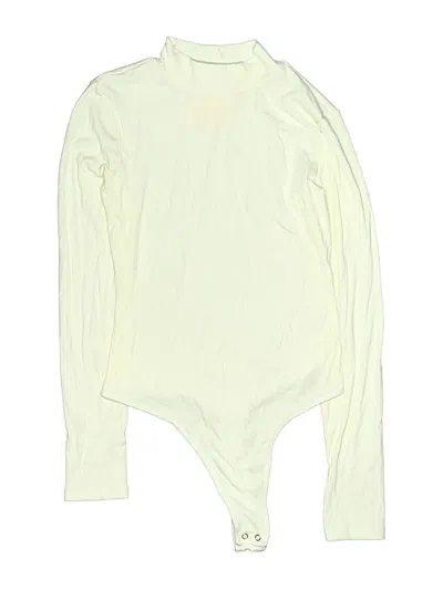 Pre-owned Olive & Oak Bodysuit In White