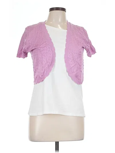 Pre-owned Olive & Oak Cardigan Sweater In Pink