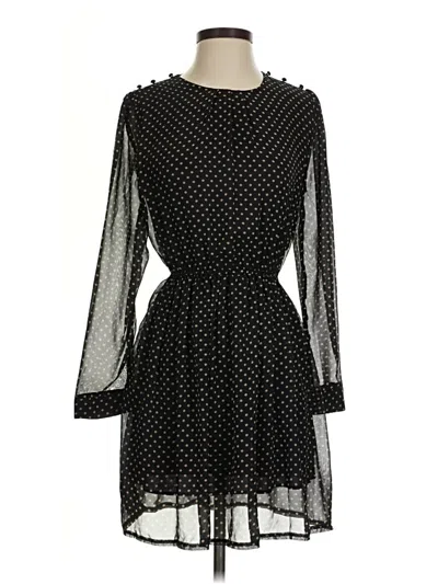 Pre-owned Olive & Oak Casual Dress In Black