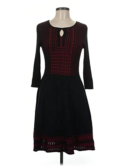 Pre-owned Olive & Oak Casual Dress In Black