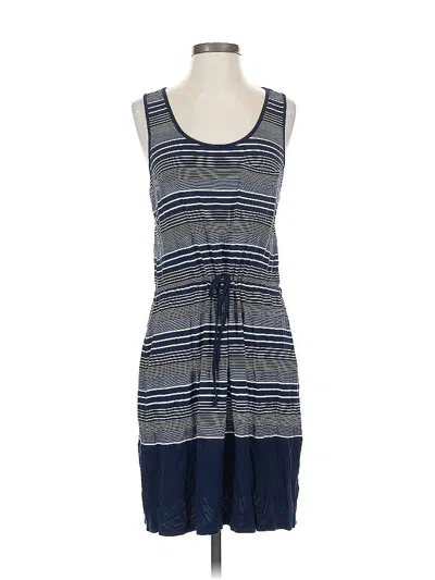 Pre-owned Olive & Oak Casual Dress In Blue