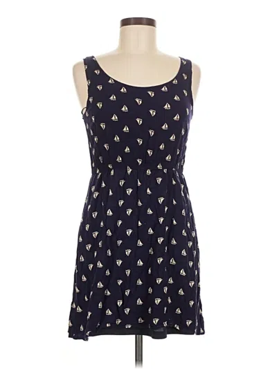 Pre-owned Olive & Oak Casual Dress In Blue