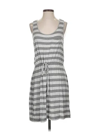 Pre-owned Olive & Oak Casual Dress In Gray