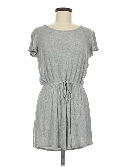 Pre-owned Olive & Oak Casual Dress In Gray