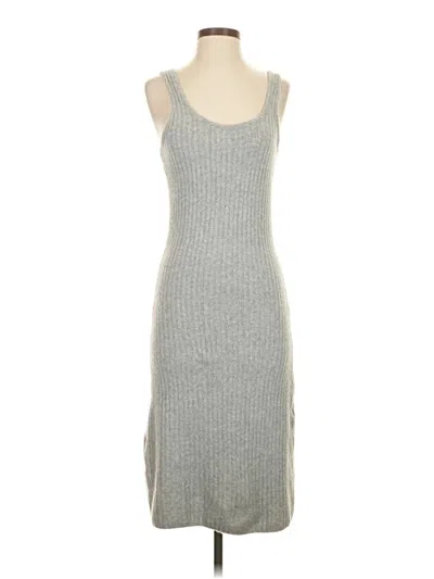 Pre-owned Olive & Oak Casual Dress In Gray