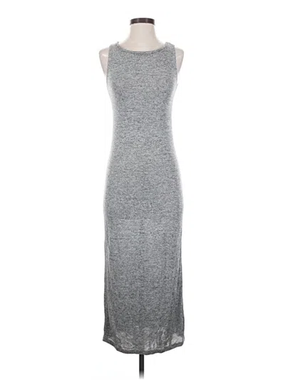 Pre-owned Olive & Oak Casual Dress In Gray