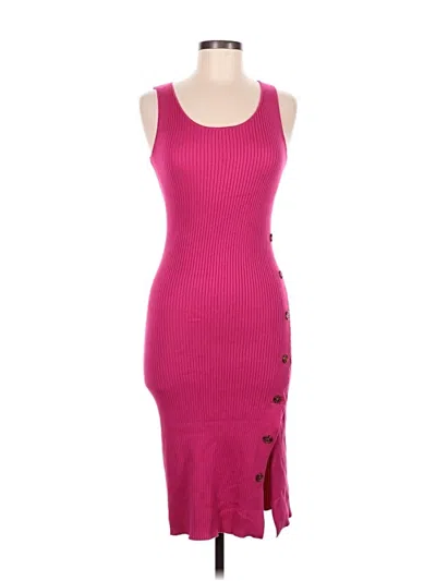 Pre-owned Olive & Oak Casual Dress In Pink