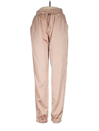 Pre-owned Olive & Oak Casual Pants In Tan