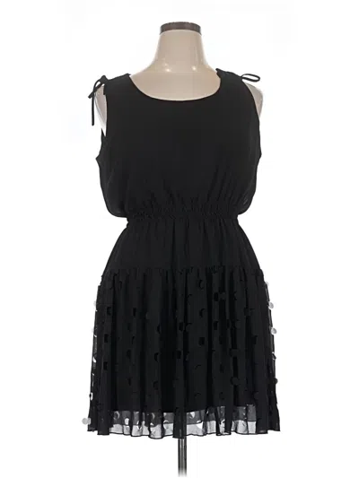 Pre-owned Olive & Oak Cocktail Dress In Black