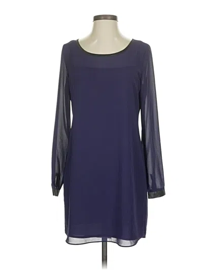 Pre-owned Olive & Oak Cocktail Dress In Blue