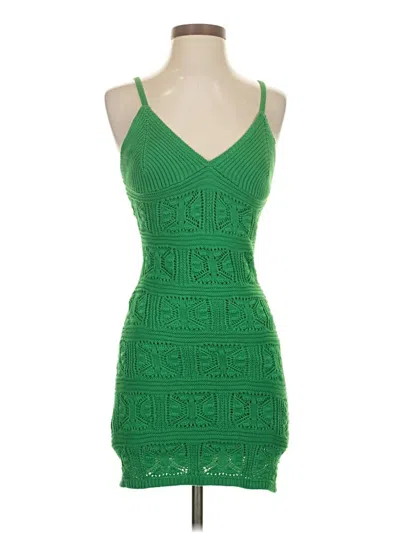 Pre-owned Olive & Oak Cocktail Dress In Green