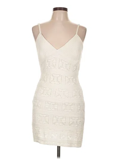 Pre-owned Olive & Oak Cocktail Dress In Ivory