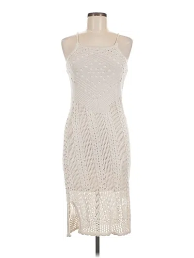 Pre-owned Olive & Oak Cocktail Dress In Ivory