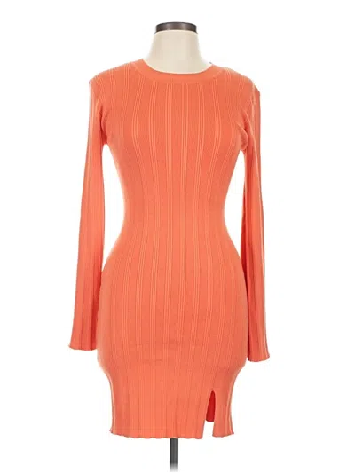 Pre-owned Olive & Oak Cocktail Dress In Orange