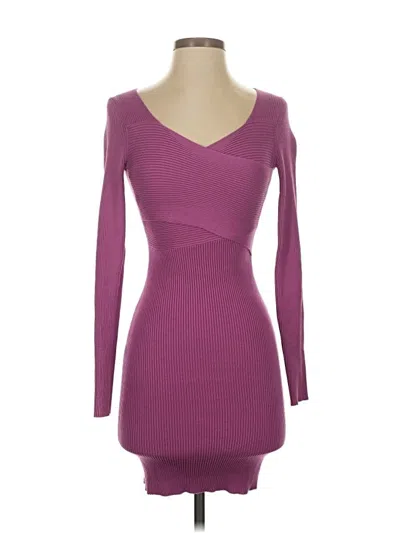 Pre-owned Olive & Oak Cocktail Dress In Purple