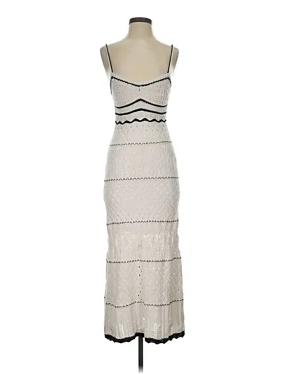 Pre-owned Olive & Oak Cocktail Dress In Silver